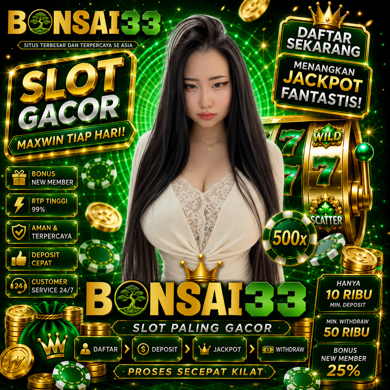 BONSAI33 : Login Resmi Situs Slot & Togel Online Serta Akses Cepat & Stabil